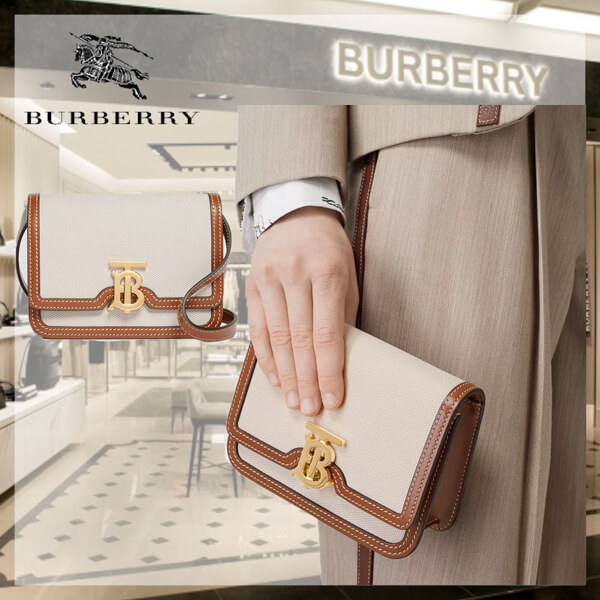 新作BURBERRYTBモノグラム 2way ショルダーバッグ 偽物 80171101